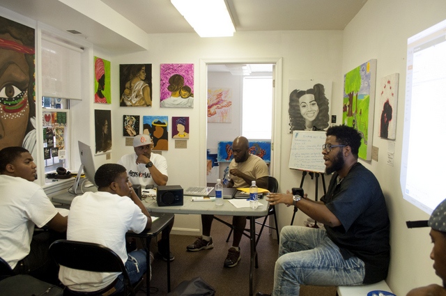 Dream Bigger Community Institute program participants in a creative learning session